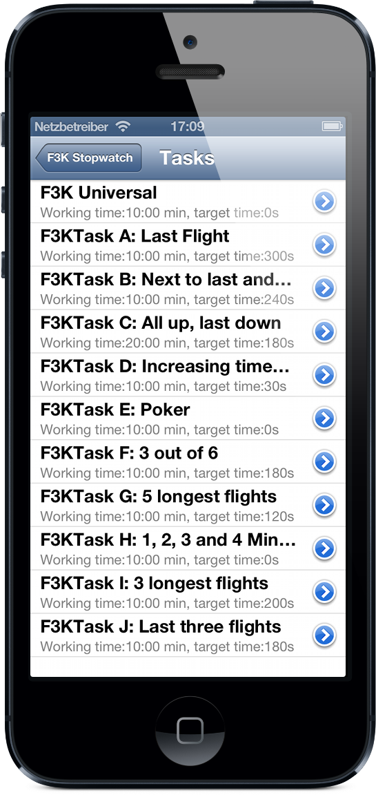 iPhone 5 Vertical Tasks